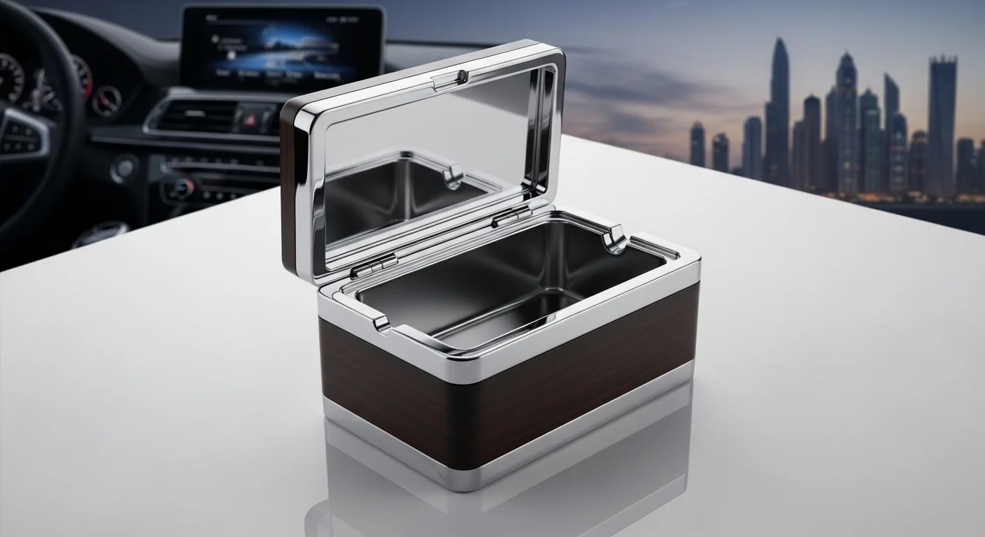 حاوية سجائر فاخرة للسيارة: حافظ على أناقة سيارتك في الإمارات