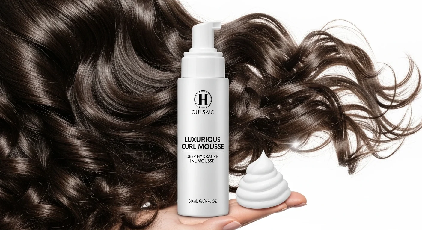 شعرك الكيرلي باهت وجاف؟ إليكِ الحل: موس الشعر الكيرلي الفاخر لترطيب عميق وتجعيدات صحية