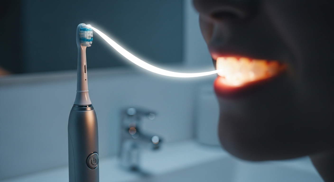 ابتسامة مشرقة في دقيقتين فقط: اكتشف قوة فرشاة الأسنان الألتراسونيك