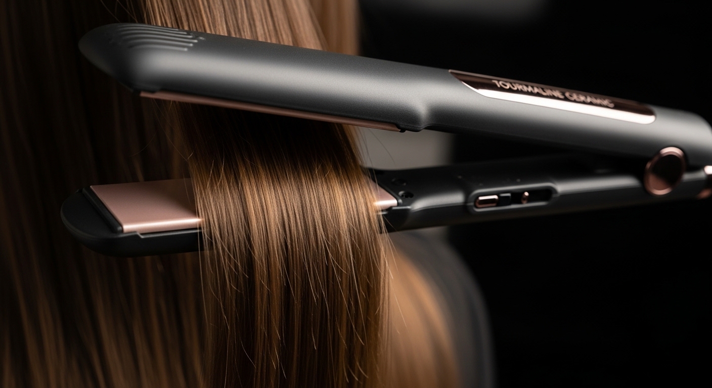 أفضل مملس شعر سيراميك تورمالين: احصلي على نتائج صالونات التجميل في منزلكِ بسعر 189 ريال