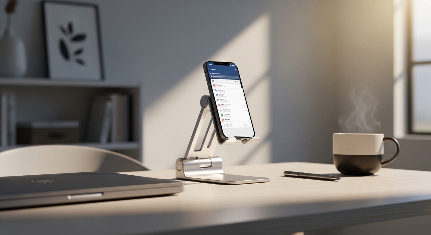 حامل الهاتف الذكي: ترقية أساسية لتحسين إنتاجيتك وراحتك