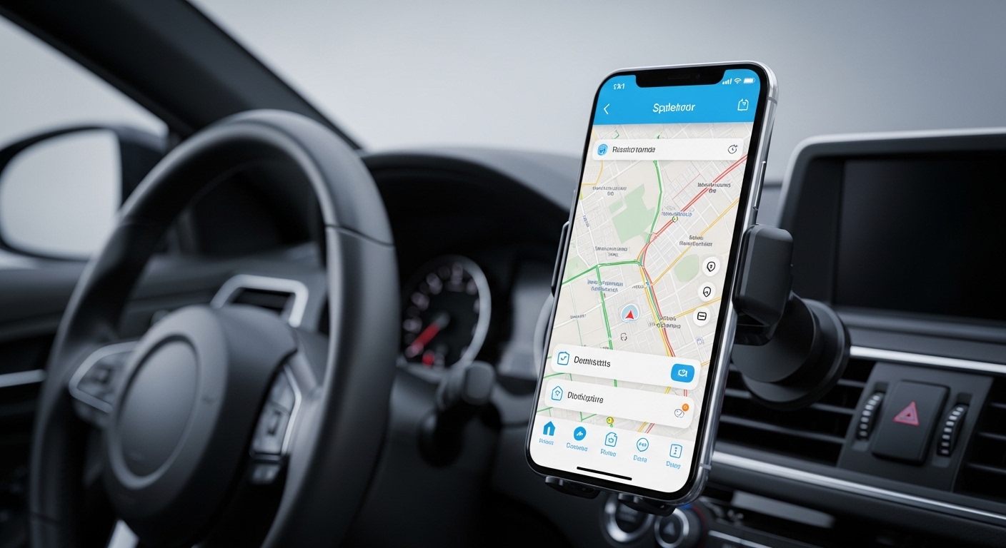 حامل الهاتف للسيارة: حلول مبتكرة للقيادة مع خرائط آمنة