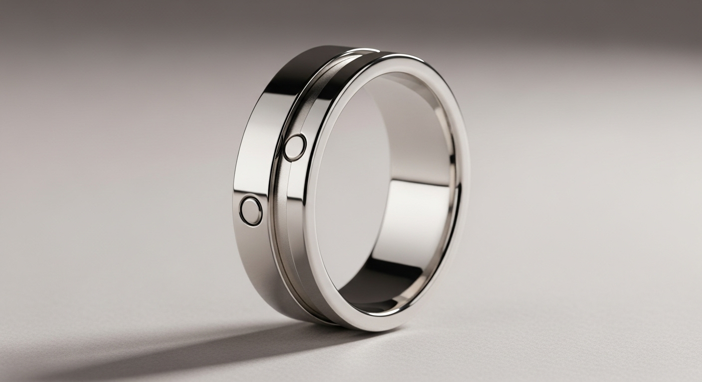 خاتم الفضة المغناطيسي: هدية فريدة تعبر عن اهتمامك