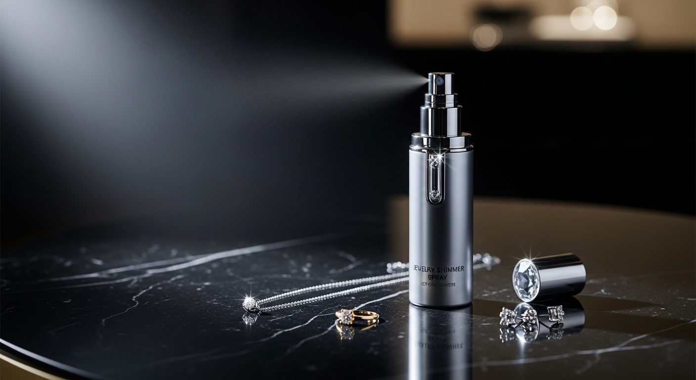 كيف تحافظ على مجوهراتك لامعة: دليل شامل باستخدام رذاذ بريق الجواهر