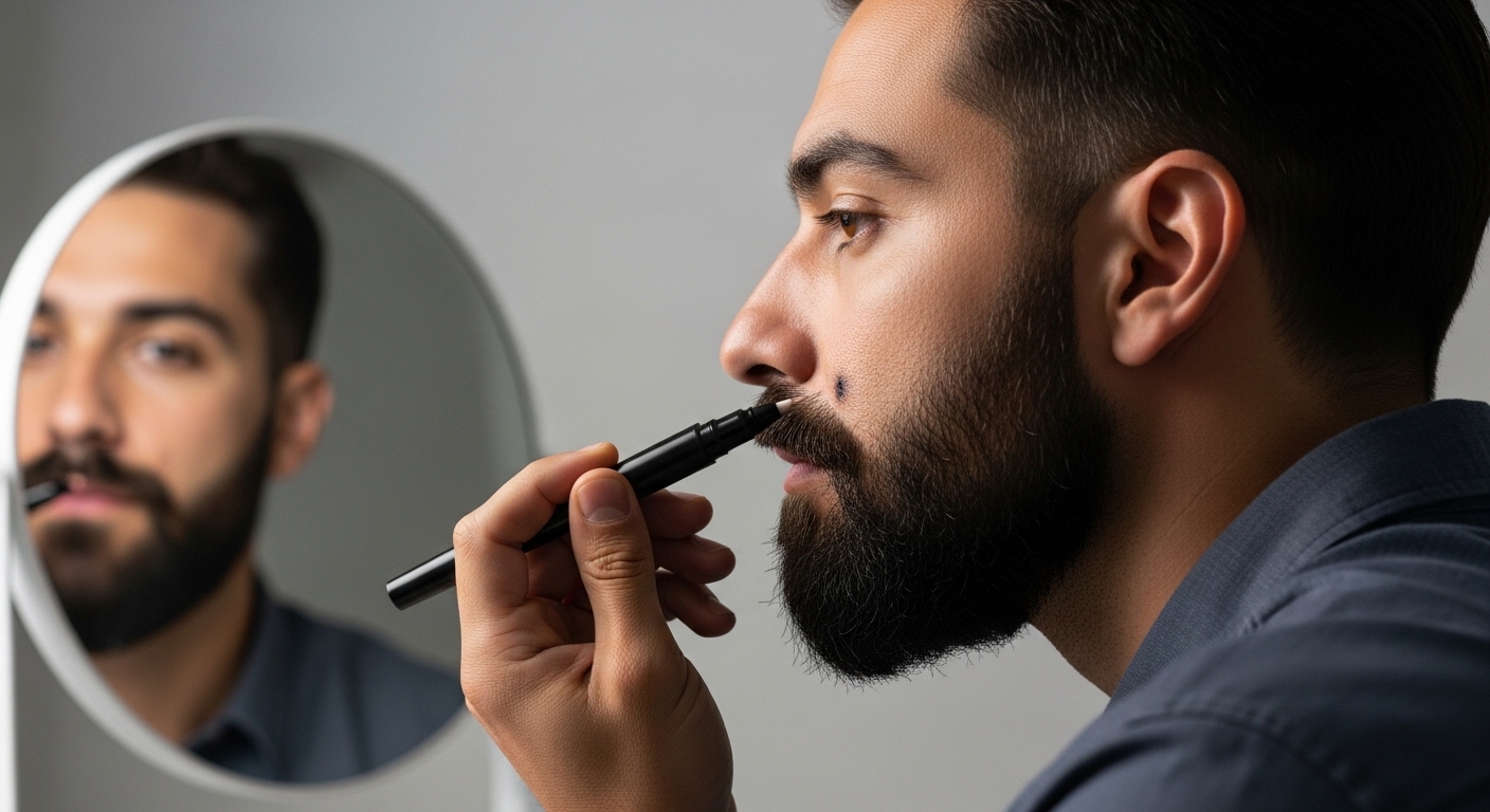 كيفية استخدام قلم ملء فراغات اللحية للحصول على مظهر طبيعي ومثالي