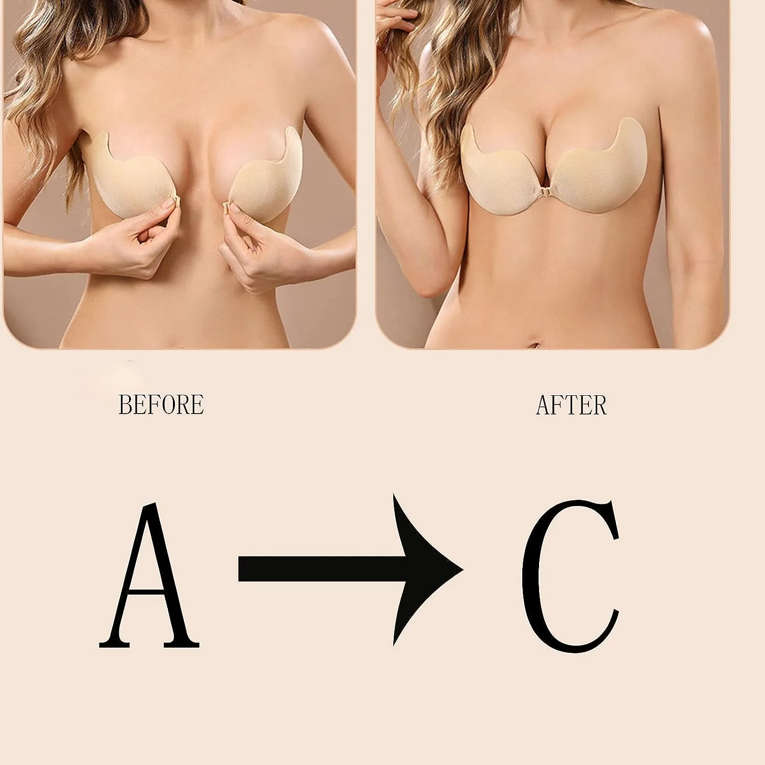 حمالة صدر سيليكون - مريحة وتمنحك الثقة - ملابس داخلية - najido - نجدو